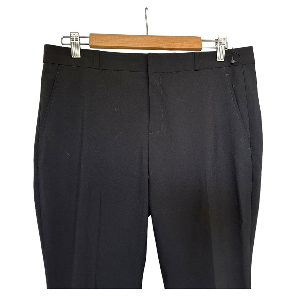 Banana Republic Ryan Slim Straight Fit Washable Wool Blend Pants Black  8 Short - Picture 6 of 14
